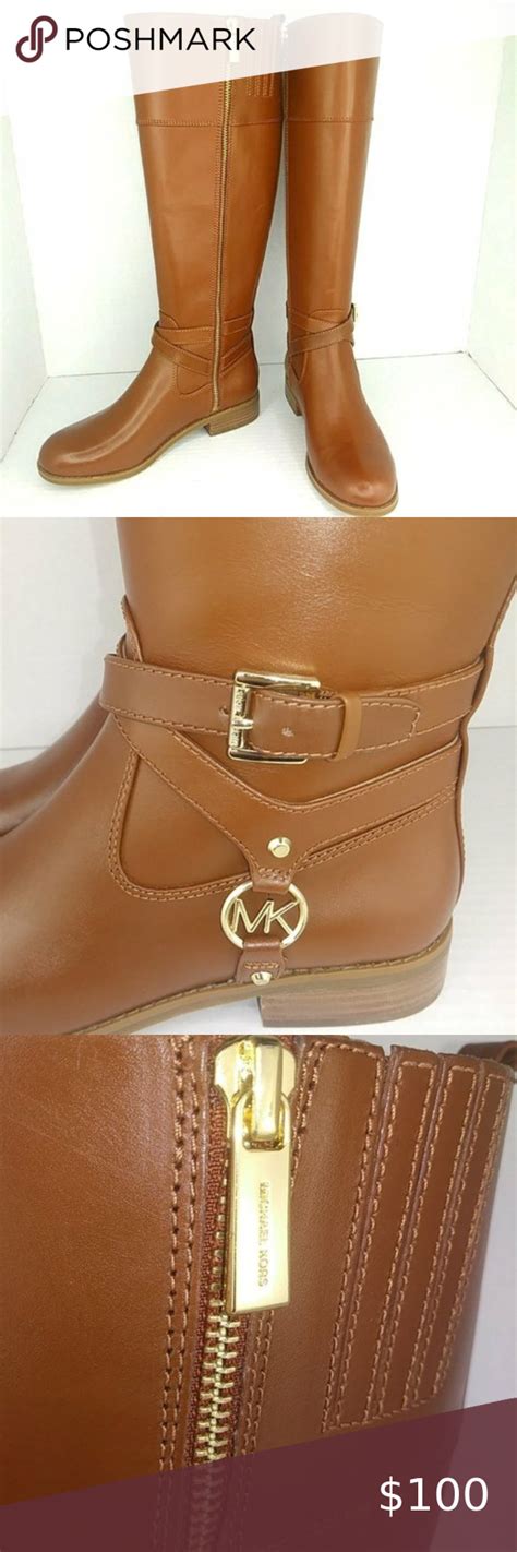 michael kors preston riding boots|michael kors waterproof boots.